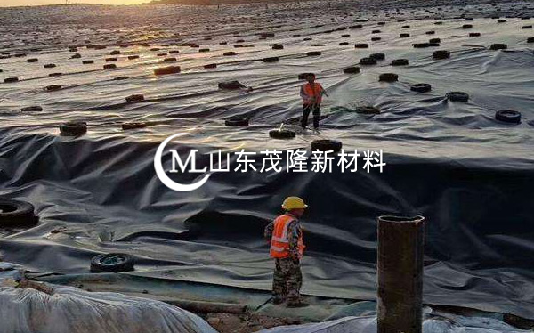 《福建武平垃圾填埋場》土工布、土工膜施工